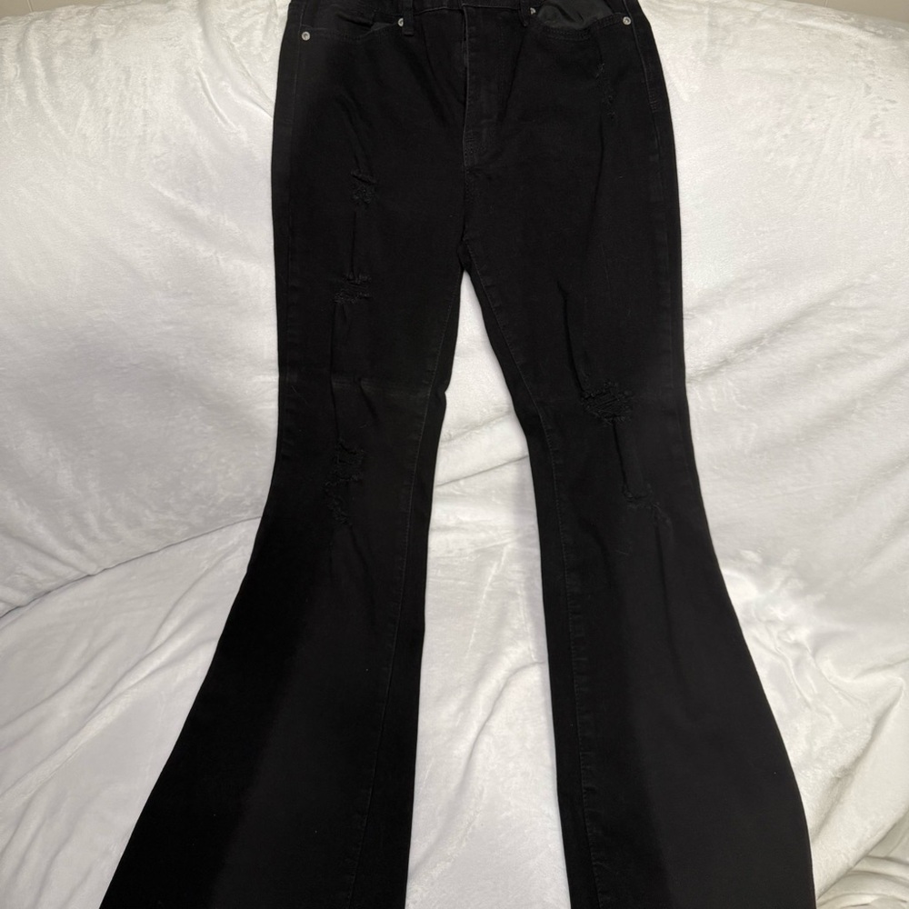 Almost Famous Black Flare Jeans 9